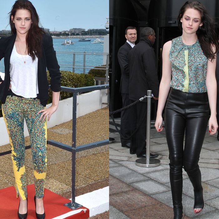 Kristen Stewart  Double denim Kristen stewart style Fashion