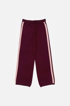 Find Me Now Cashmere Wool Stripe Wide-Leg Pant