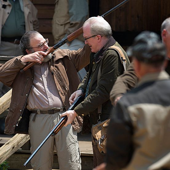 Mandy Patinkin as Saul Berenson and Tracy Letts as Senator Andrew Lockwood in Homeland (Season 3, Episode 05). - Photo: Kent Smith/SHOWTIME - Photo ID: Homeland_305_0845.R