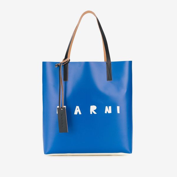 Marni Logo Print Tote Bag