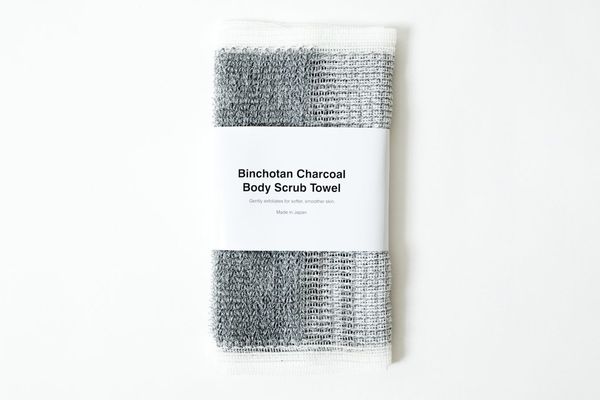 Binchotan Charcoal Body Scrub Towel