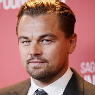 Actors Inspiration Award recipient Leonardo DiCaprio poses at the Screen Actors Guild Foundation's 30th Anniversary Celebration in Beverly Hills