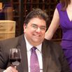 Omar Khan and Jennifer Simonetti-Bryan at Del Frisco International Business and Wine Society NYC