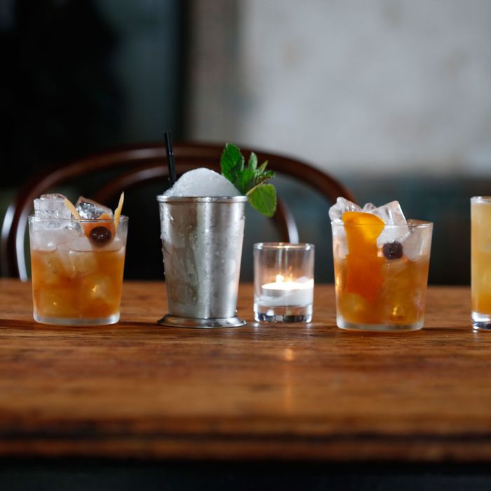 There will be cocktails made with Kings County Distillery whiskeys.