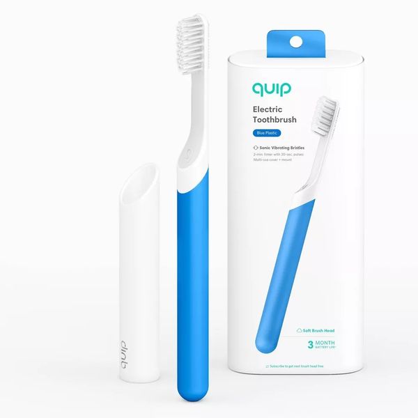 quip Plastic Electric Toothbrush Starter Kit