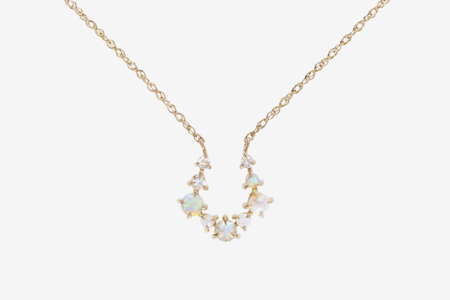 人気【catbird x Leith Clark】14K SLICE OF MOON DIAMONDリング 人気【catbird x Leith Clark】14K SLICE OF MOON DIAMONDリング