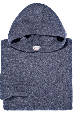 J. Press Shaggy Dog Hoodie - Dark Blue Mix