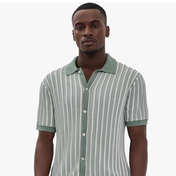 Madewell Core Cotton Vertical Stripe Polo