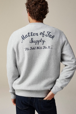 The Bear x J.Crew Heritage Graphic Print Fleece Sweatshirt