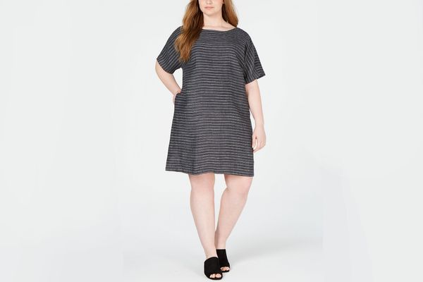 Eileen Fisher Plus Size Linen Dress