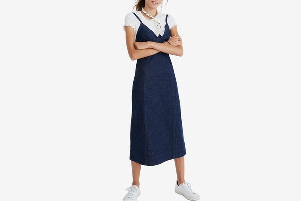 Madewell Denim Camisole Midi Dress