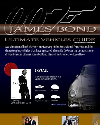 Check Out an Infograph Detailing All the Vehicles Used in James Bond Movies