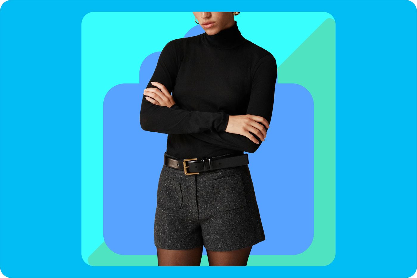 Our Favorite J.Crew Black Turtleneck Is $27