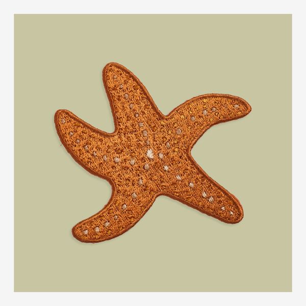 Mustard Beetle Ochre Sea Star Iron-On Patch