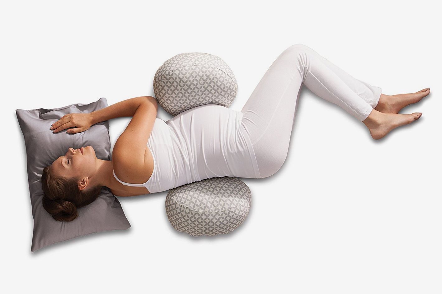 V Shape Pillow Extra Filled Back Support for Pregnancy Pillows Maternity Nursing 
