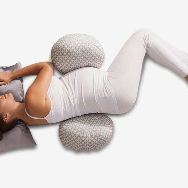 HOT Seahorse Shape Body Comfort Support Orthopaedic Pregnancy Sleep Pillow+Case 