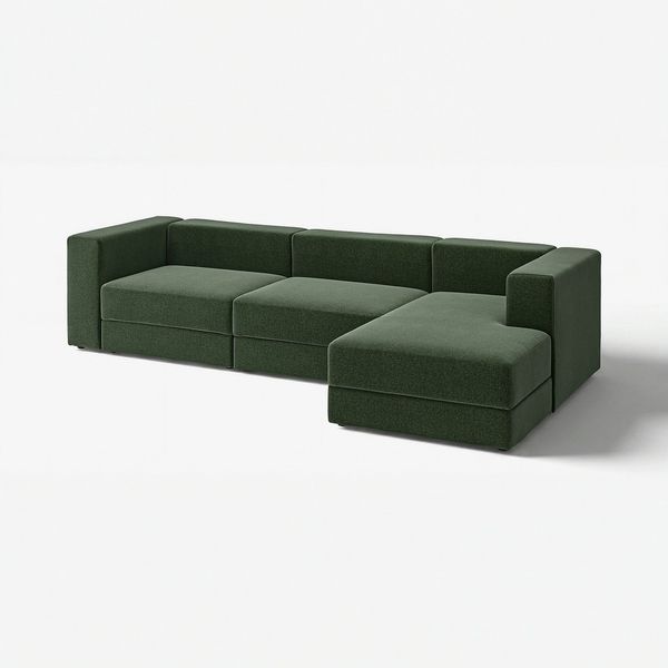 Ikea Jättebo 4-seat Mod Sofa w Chaise