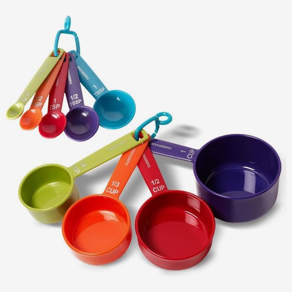 Farberware Color 9-Piece Plastic Measuring Cups and Spoons Set