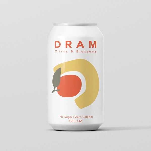 Dram Citrus & Blossoms Sparkling Water - 12-pack