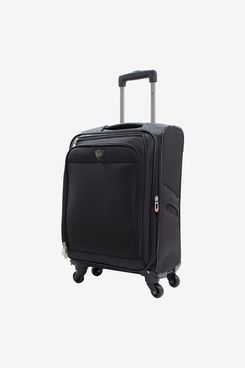 Travelers Club Merit 20-Inch Upright Spinner Carry On in Black