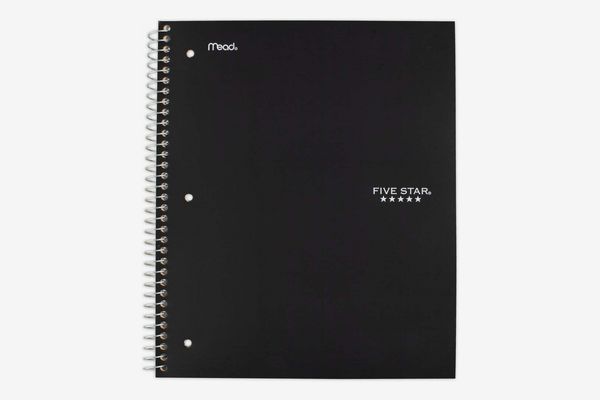 College Rule 3-hole Punch Md Five-Star Wirebound Notebook Poly Cover 