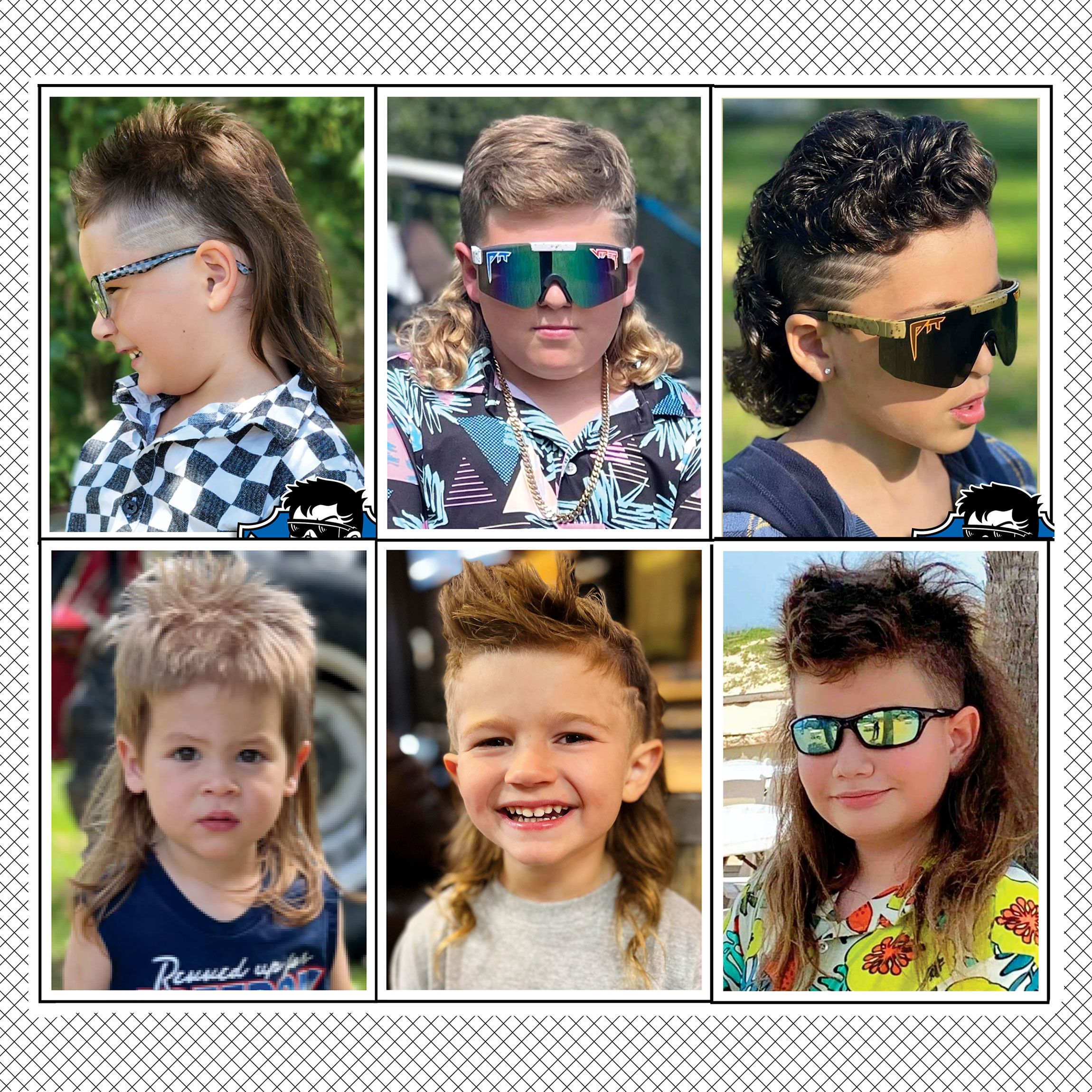 Kid's mullet competition in the US produces impressive haircut