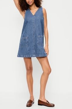 Old Navy Patch Pocket Denim Mini Dress