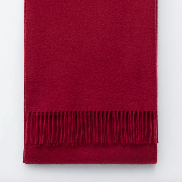 & Other Stories Fringed Wool Blanket Scarf