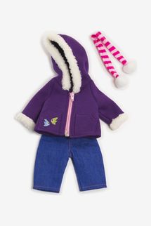Miniland Cold Weather Purple Fleece Set