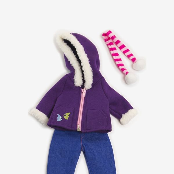 Miniland Cold Weather Purple Fleece Set