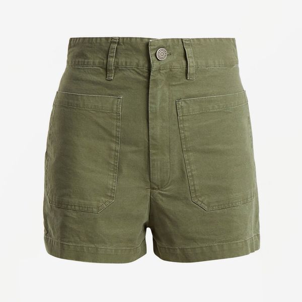 khaki denim shorts womens