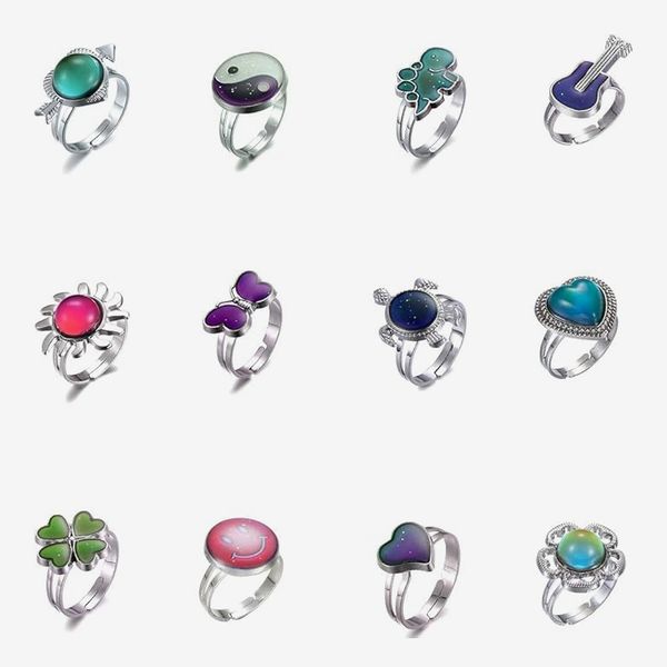 Mixed Mood Rings - 12 Pieces