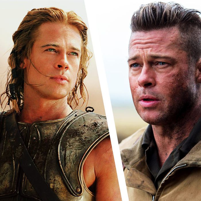 BradPittTroyHairstyle  Brad pitt troy Brad pitt Brad pitt hair