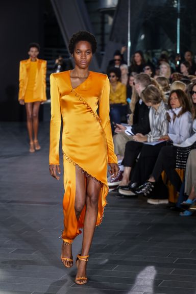 Orange Was a Standout Color Trend at London Fashion Week
