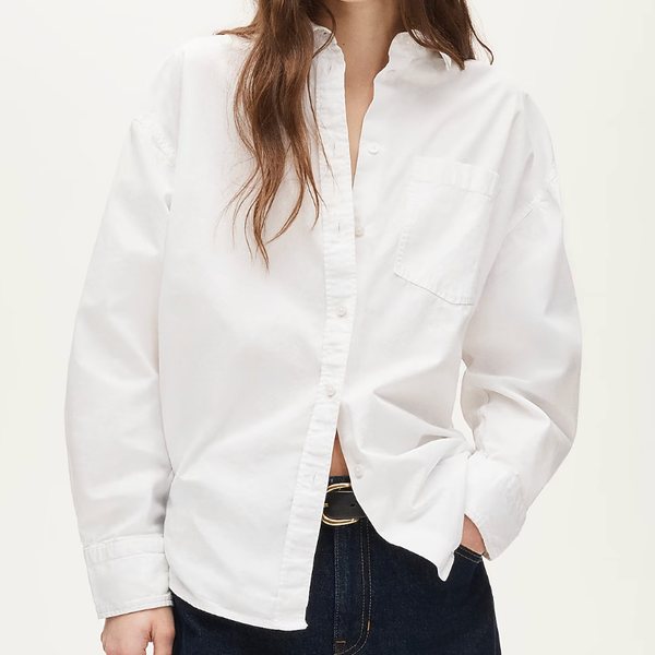 J.Crew Étienne Oversized Button-Up Shirt in Lightweight Oxford