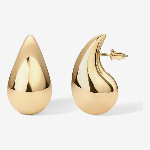 Pavoi Gold-Plated Teardrop Earrings
