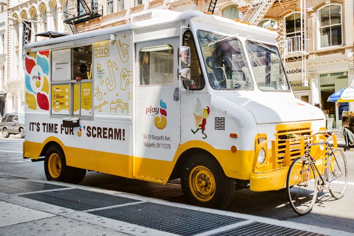 The truck drives around Soho and the LES.