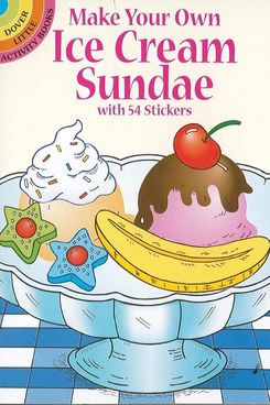 Make Your Own Ice Cream Sundae Sticker Activity Book