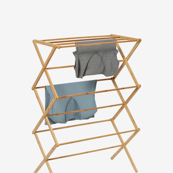 Honey-Can-Do Collapsible Clothes Drying Rack, Bamboo