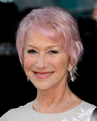 Helen Mirren Dyed Her Hair Pink