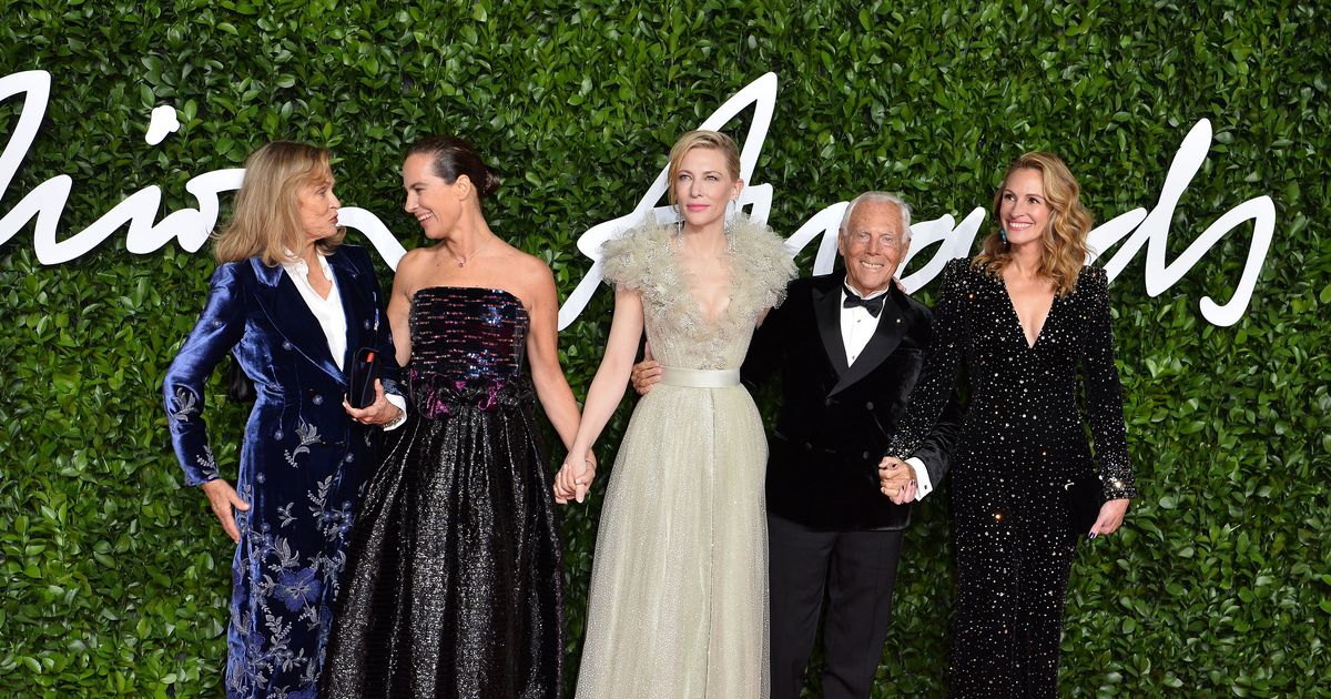 Giorgio Armani Is Honored at the British Fashion Awards