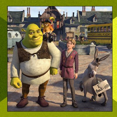 Why does Shrek's Donkey praise a rock at the beginning of Movie Shrek 1?  CURIOSITY you don't know! 