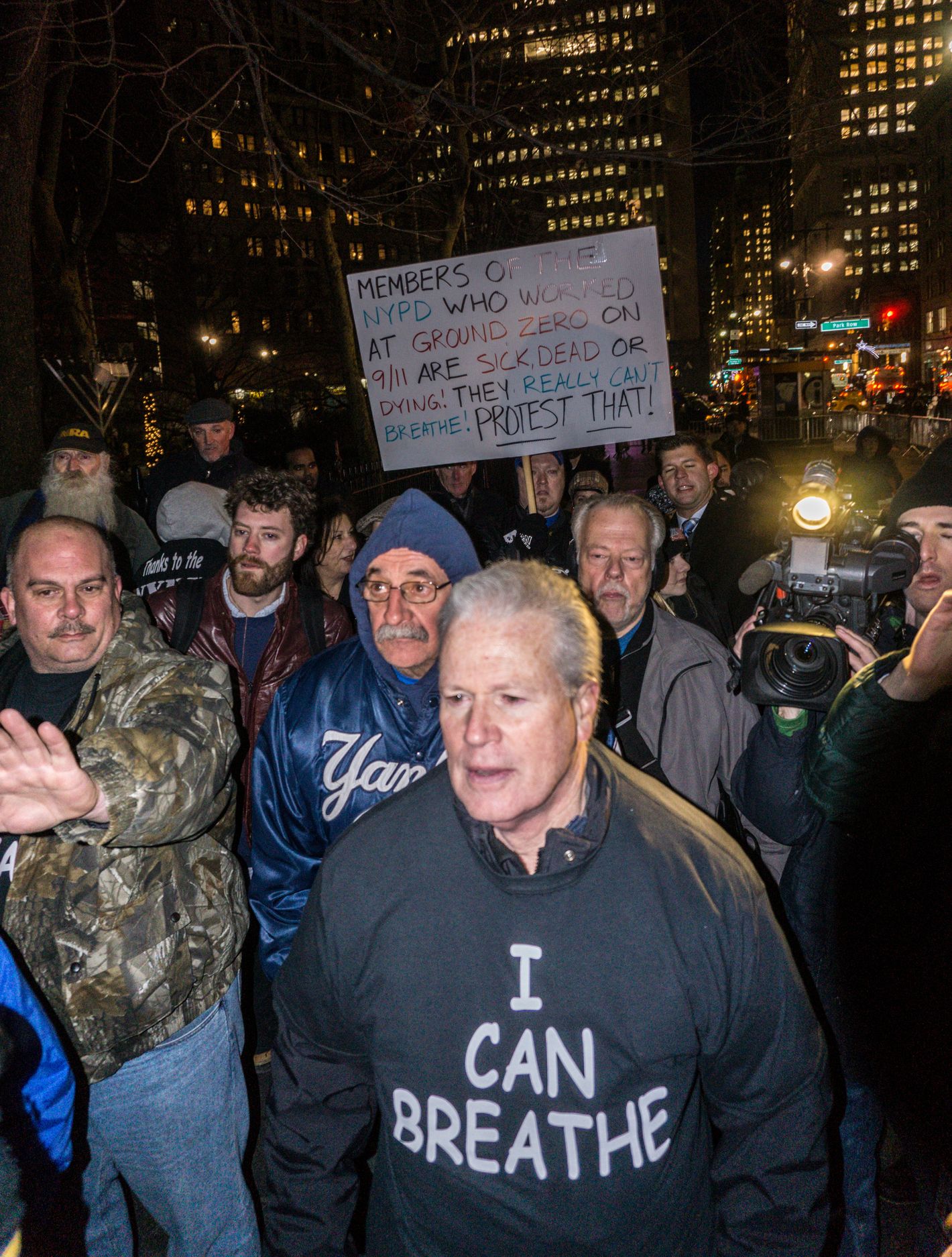 Pro Cop Scenes From Friday Night’s Pro-Cop Rally