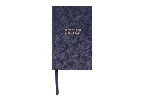 Smythson Panama Inspirations and Ideas Textured-Leather Notebook