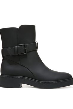 Vince Kaelyn Water-Resistant Leather Buckle Boots