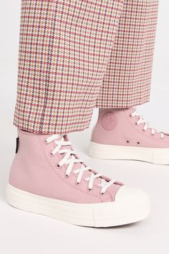 Converse Chuck Taylor All Star Lift Platform Sneakers - Night Flamingo