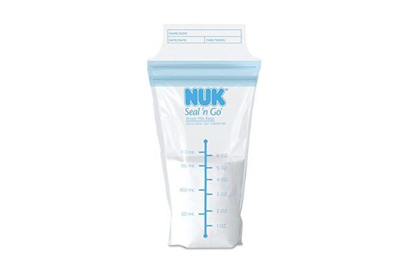 NUK Seal N Go Breast Milk Bags, 25 Count