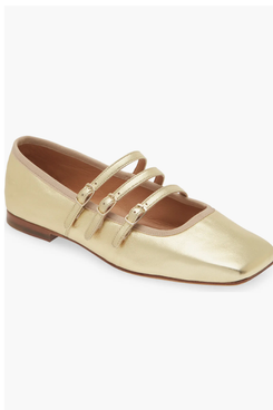 Mansur Gavriel Square Toe Mary Jane Flat