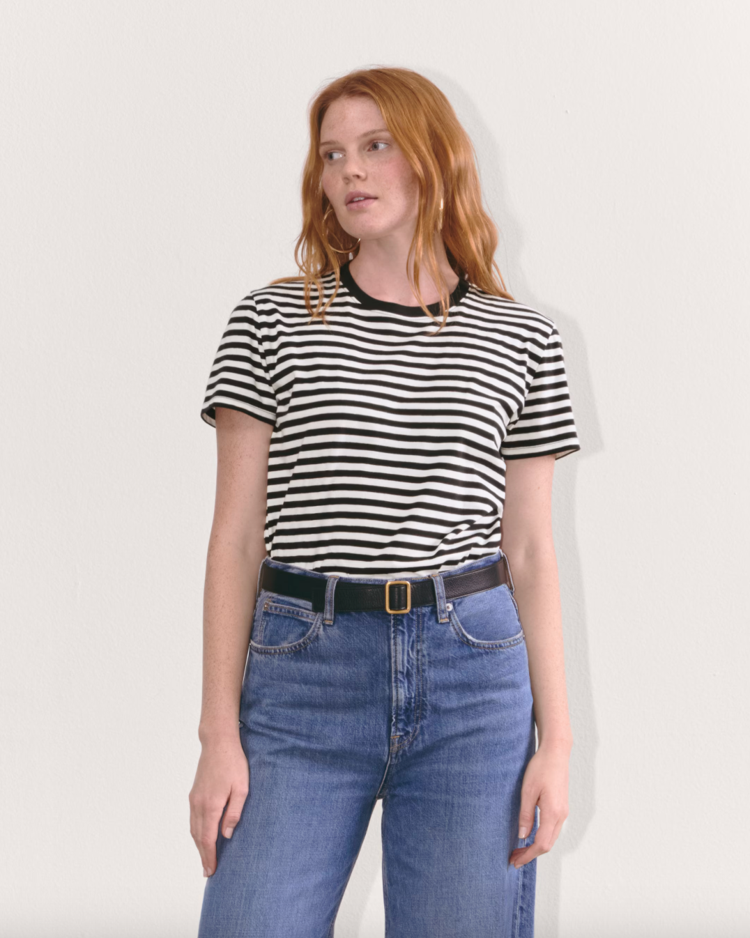☆ ☆ modern striped t-shirt Adidas 80s Striped T-Shirt in Collegiate Green adidas