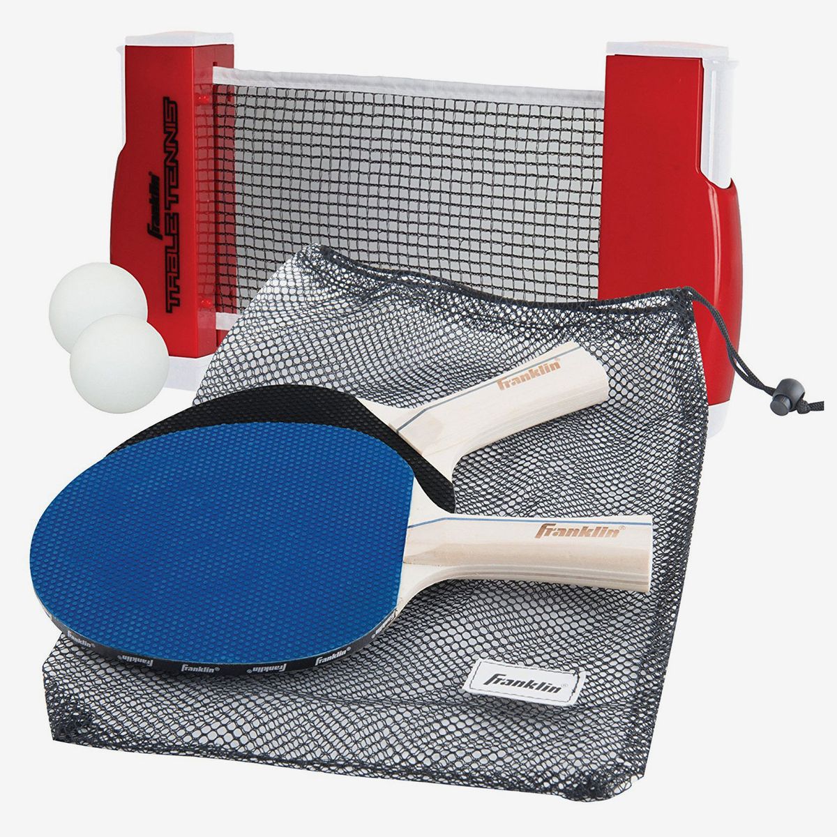 RBX On-The-Go Ping Pong Travel Set with Telescopic Table Tennis Net 2... 